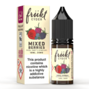 Mixed Berries Nic Salt by Frukt Cyder